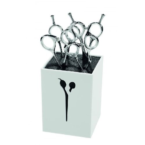 Imagen de Soporte cubo para tijeras blanco