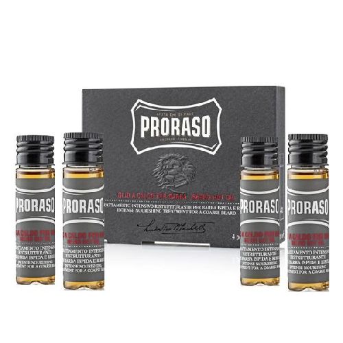 Imagen de Aceite caliente para barba Proraso 4x17ml