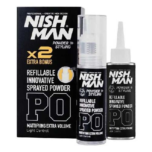 Imagen de Polvo de volumen matificante NISHMAN P0 20gr+20gr