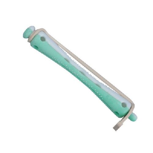 Imagen de Bigudíes bicolor blanco/verde 12uds