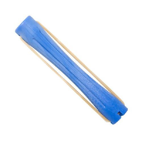 Imagen de Bigudíes plástico azul, 12uds