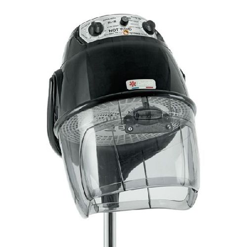 Imagen de Secador de casco Ceriotti negro con pie
